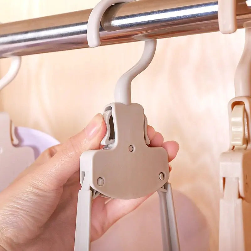Foldable Wide Shoulder Non-Slip Clothes Hanger | Travel & Home