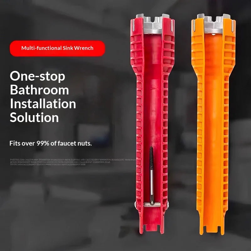 8-in-1 Basin Wrench Faucet Installer Plumbing Tool