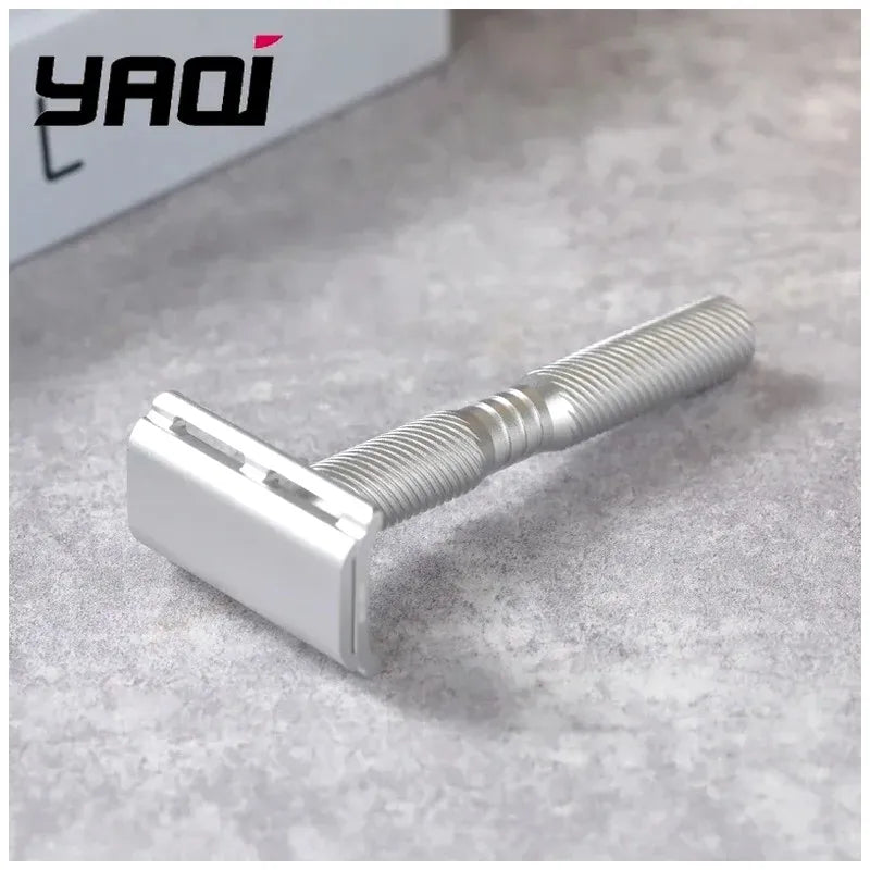 YAQI Ghost Aluminum Safety Razor – Lightweight Wet Shave