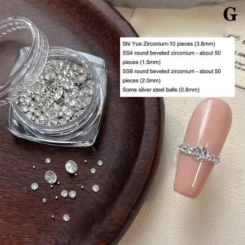 3D Nail Art Rhinestones – Heart & Butterfly Flatback Crystals