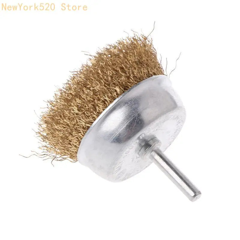 Brass Coated Steel Wire Bowl Brush – Polishing & Deburring