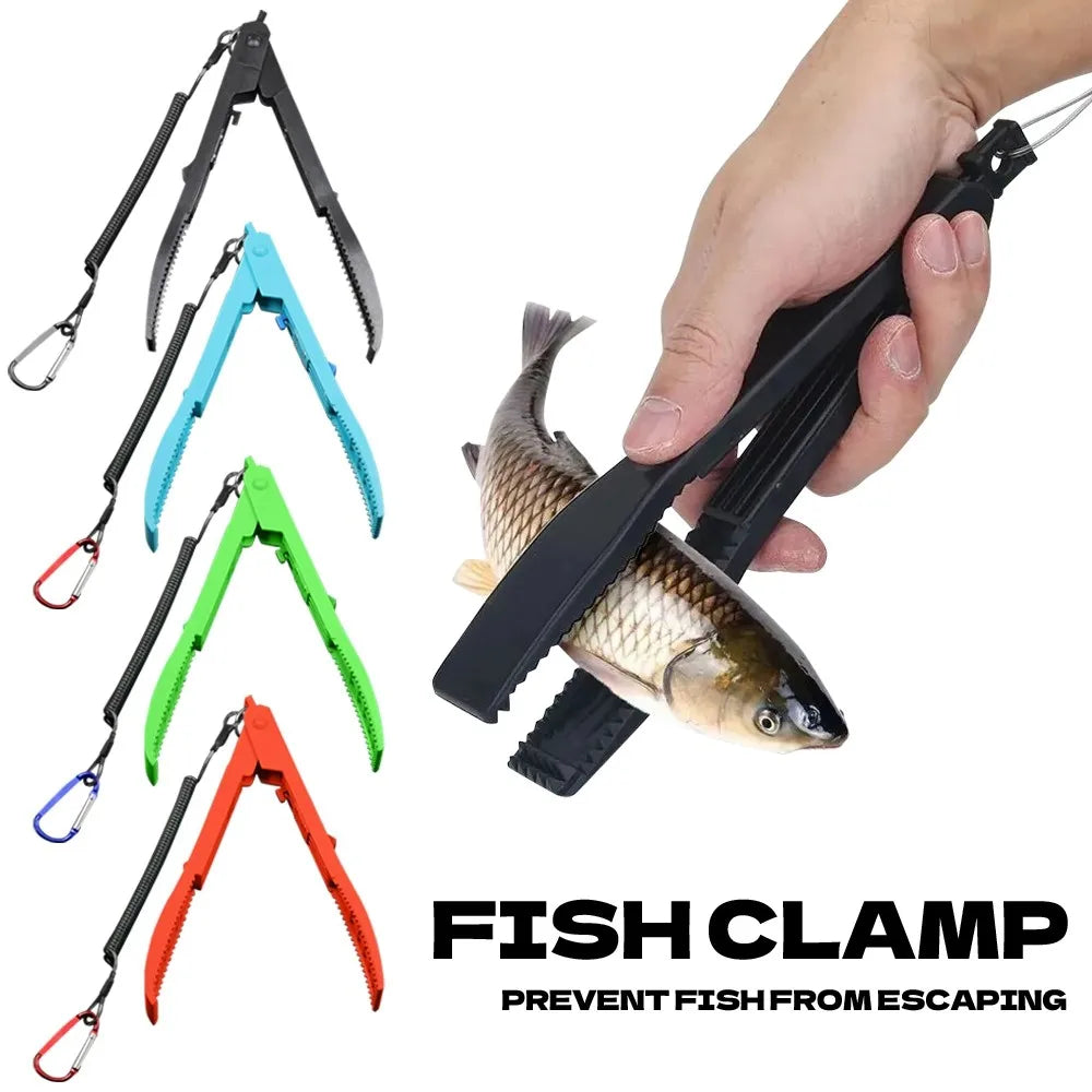 Fish Grip Clamp Grabber with Lock Switch – Metal Fishing Tool