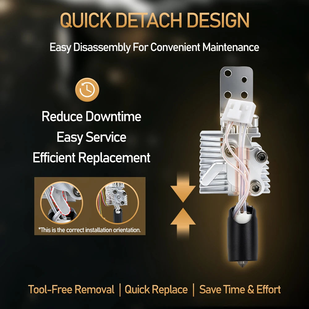 Quick Release Hotend Kit for Anycubic Kobra S1 & S1 Combo