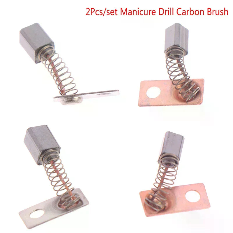 2-Pack Carbon Brush Replacement for Manicure Nail Drill