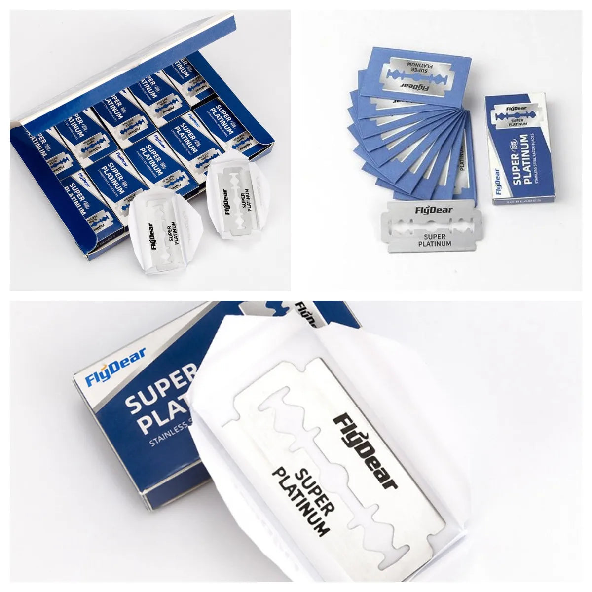Double Edge Safety Razor Blades for Men – 30/50/100 Pack