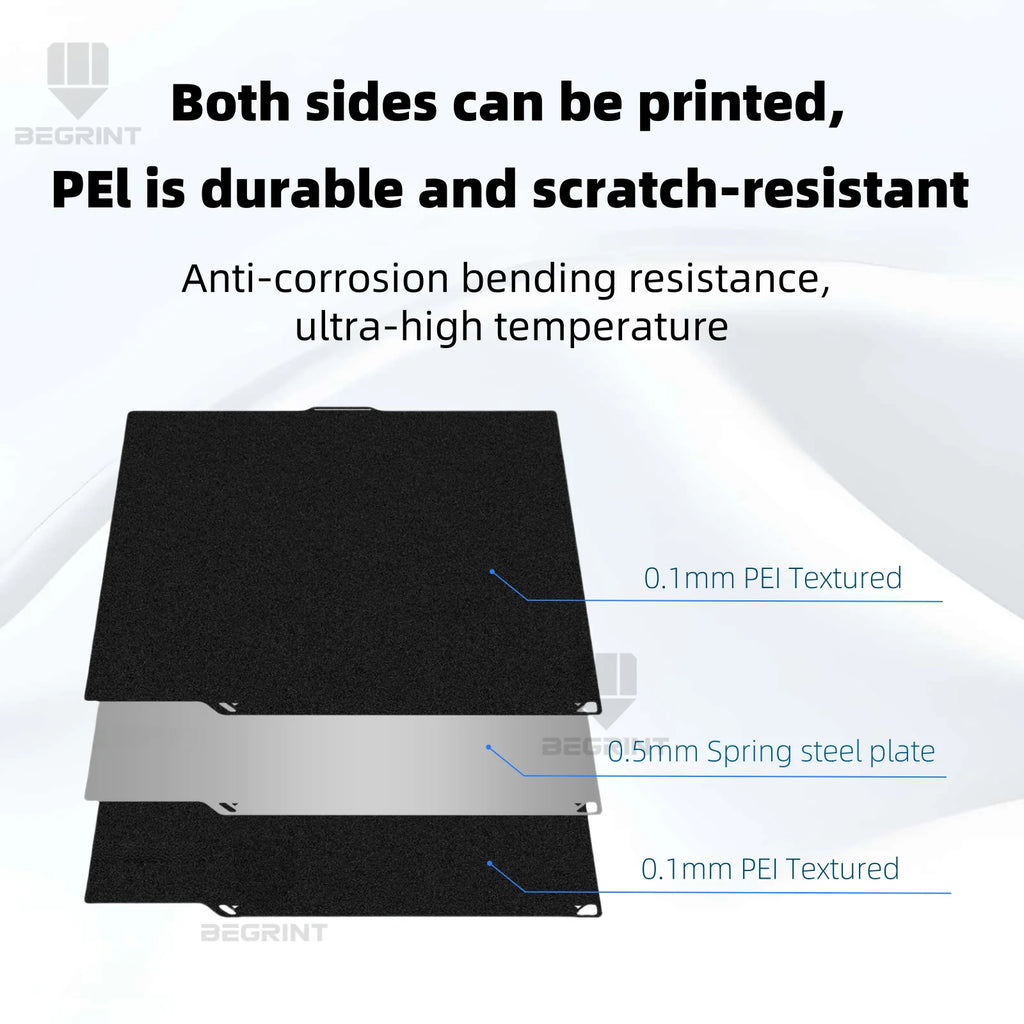 BEGRINT 260x271mm Build Plate for Elegoo Centauri Carbon