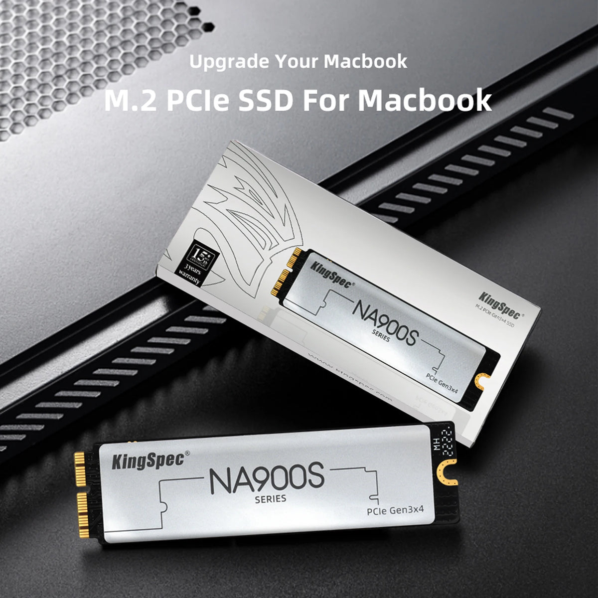 KingSpec M.2 NVMe PCIe 3.0 SSD 256GB–2TB for MacBook Pro & Air