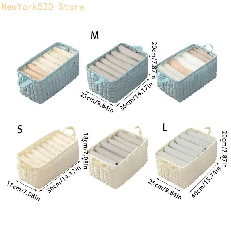 Foldable Drawer Divider Underwear & Socks Storage Box