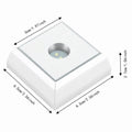 2-Pack Square LED Mirrored Display Stand Base – Jewelry & Crystal