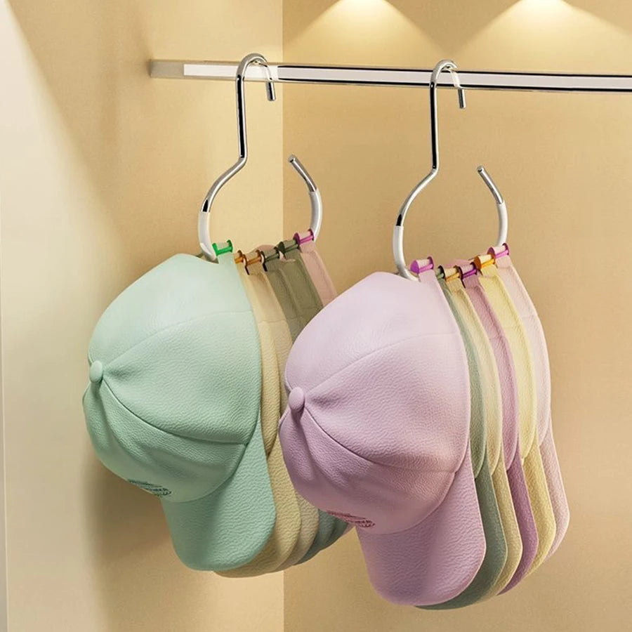 Circle Ring Hat Hook Hanger – Non-Slip Wardrobe Storage Rack