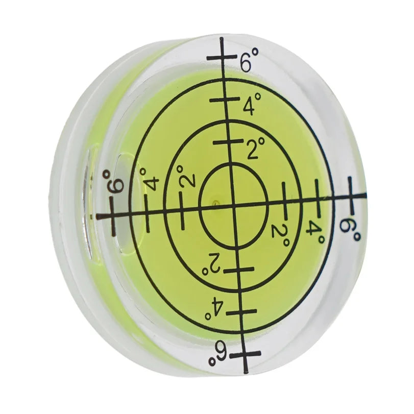 32x7mm Round Bullseye Bubble Spirit Level – High Precision
