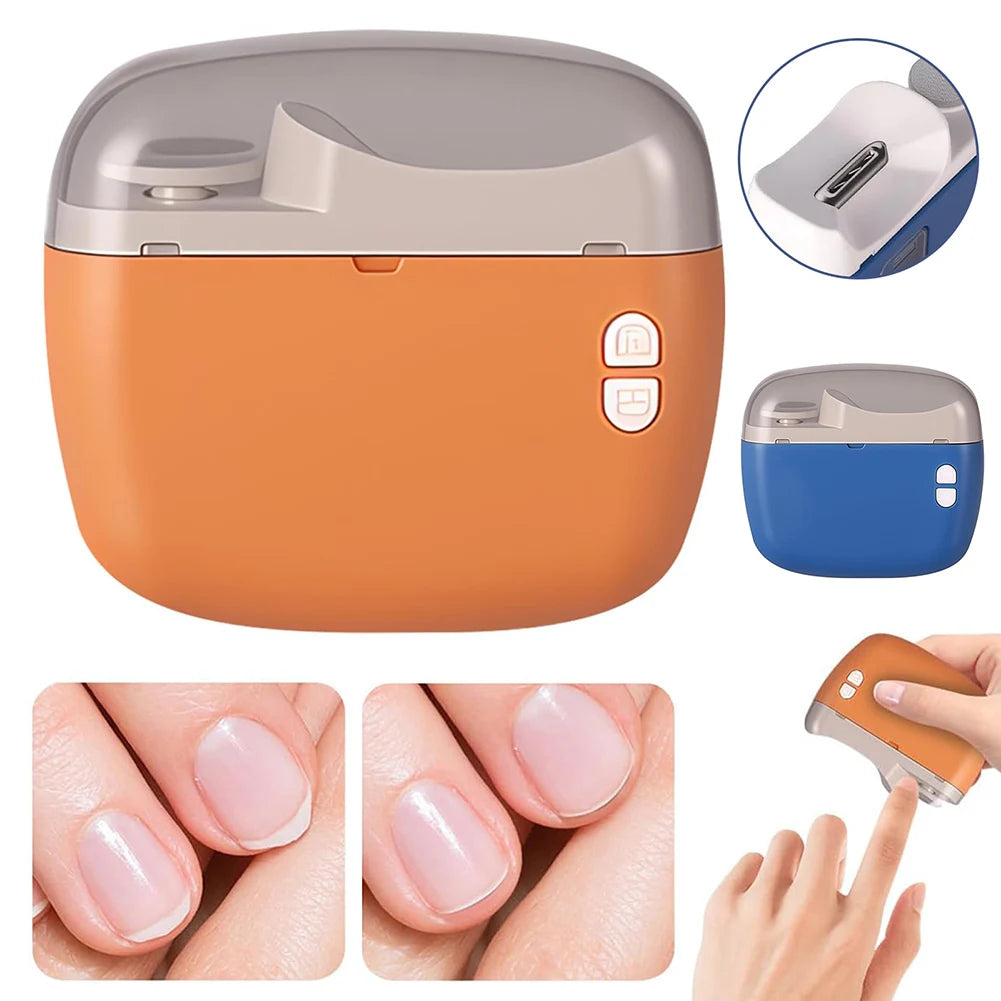 Automatic Electric Nail Trimmer & Grinder – Safe for Kids & Seniors
