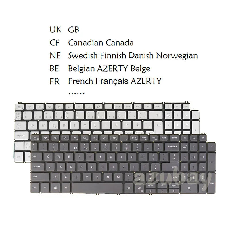 Backlit Keyboard for Dell Inspiron 5590 5593 5594 7501 7790