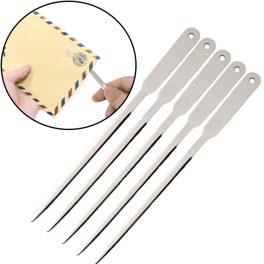 Stainless Steel Letter Opener – Envelope Slitter 1/3/5 Pack