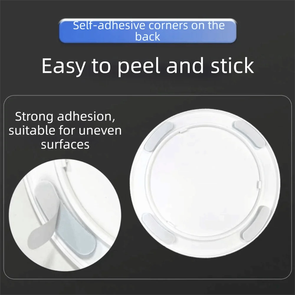 Round PVC Access Panel Self-Adhesive Wall Hole Cover | 5 Sizes