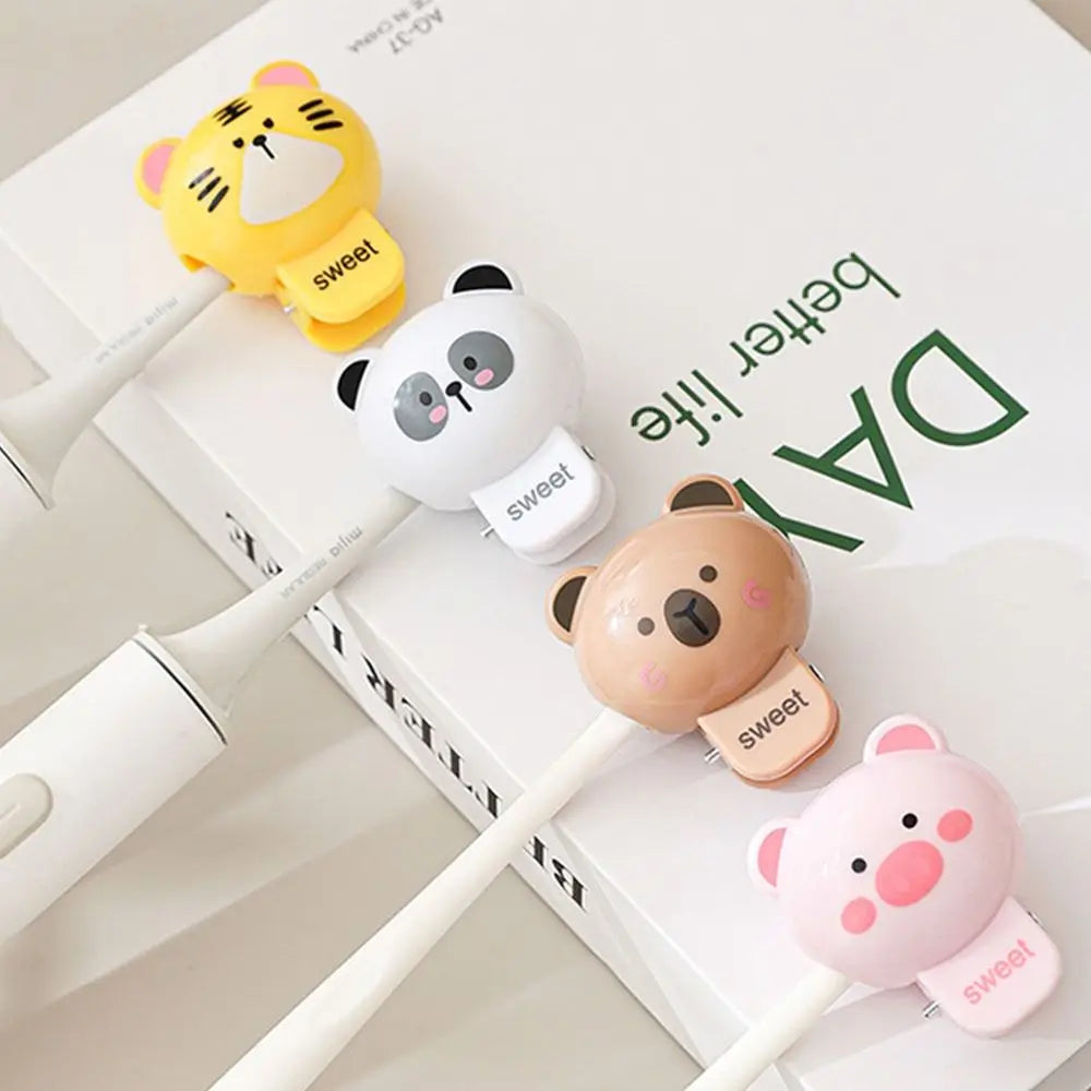 Cute Animal Portable Toothbrush Holder Dustproof Protective Cap