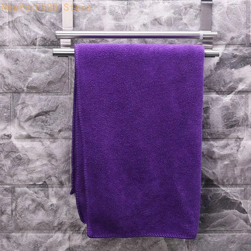 Extendable Over-Door Towel Rack Nonslip Hook – Stainless Steel
