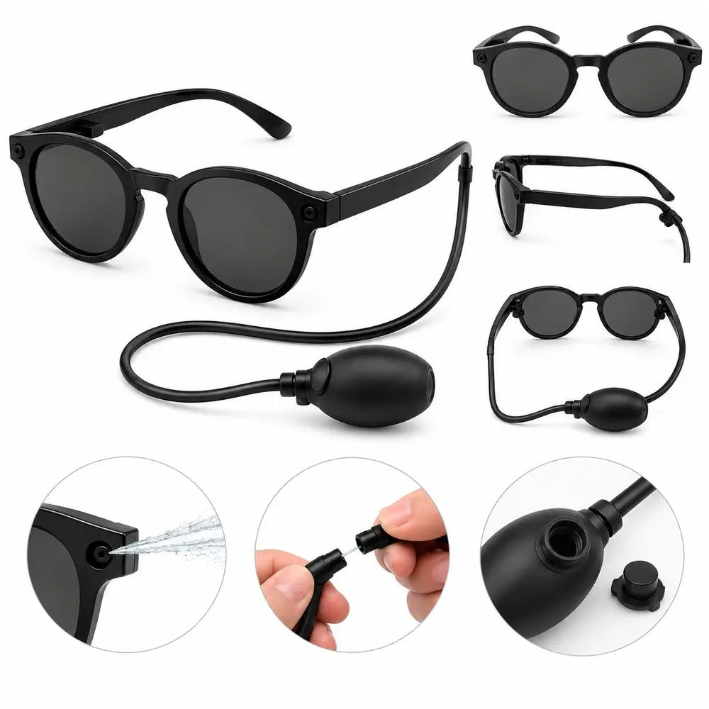 Water Squirting Prank Sunglasses – Refillable 90ml Chamber