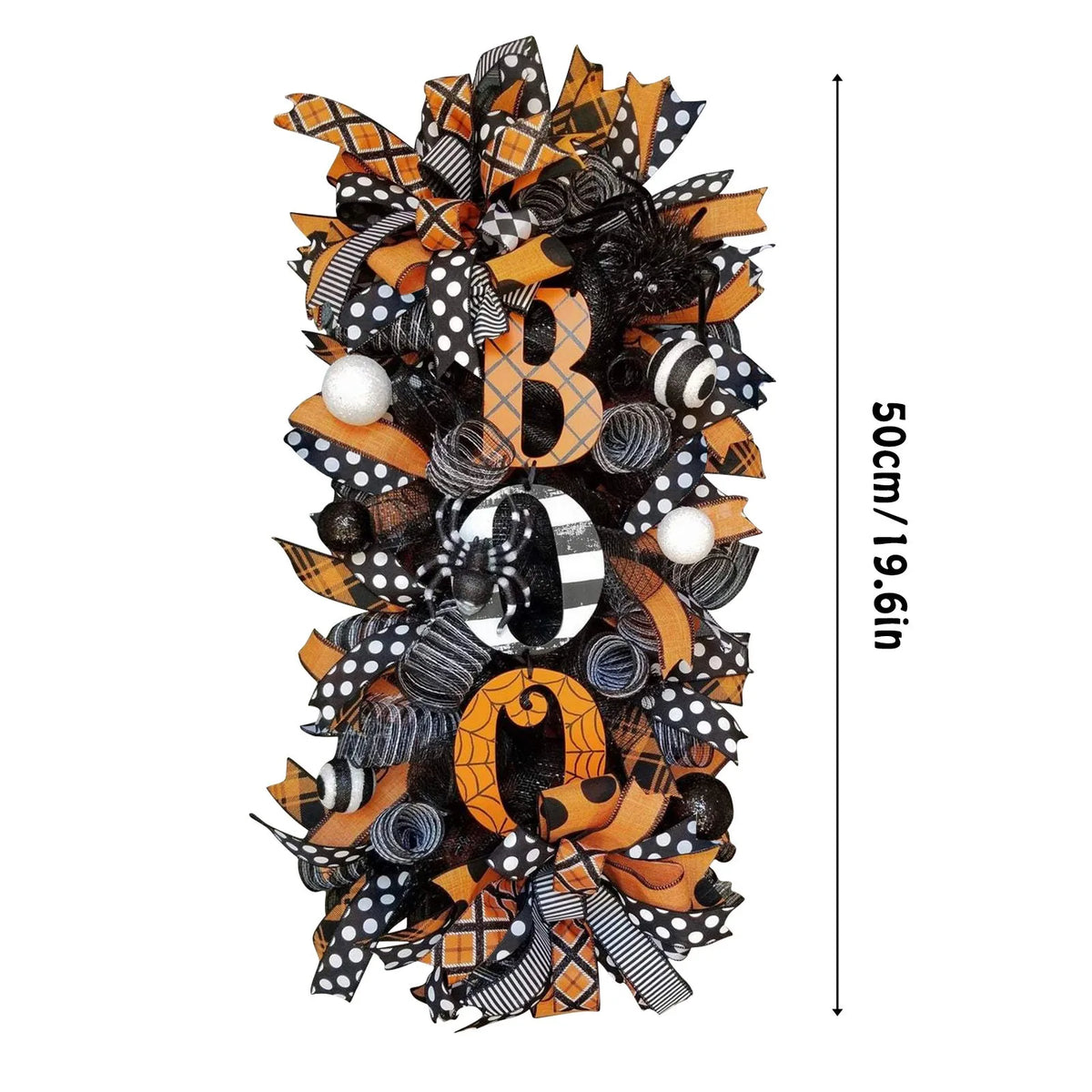 3D Halloween Swag Wreath – Fall Front Door & Wall Decor