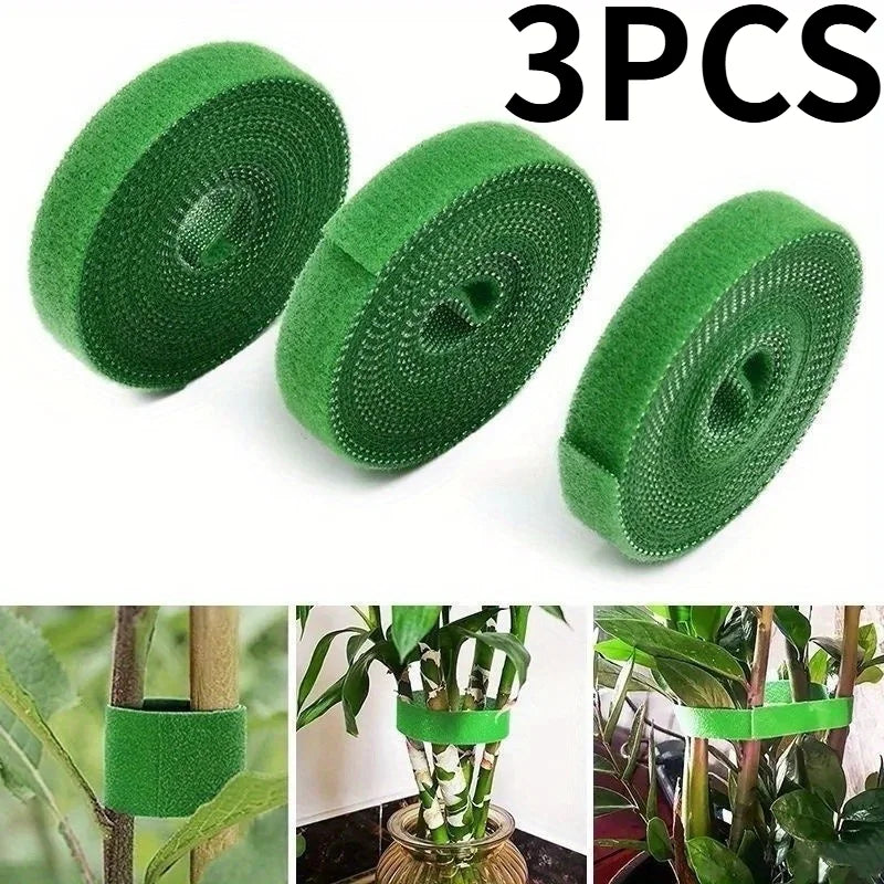 3-Pack Reusable Nylon Plant Cable Ties – Garden Support Twine