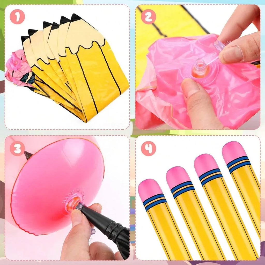 Giant Inflatable Pencil Toy – Kids Party Prop & Decoration