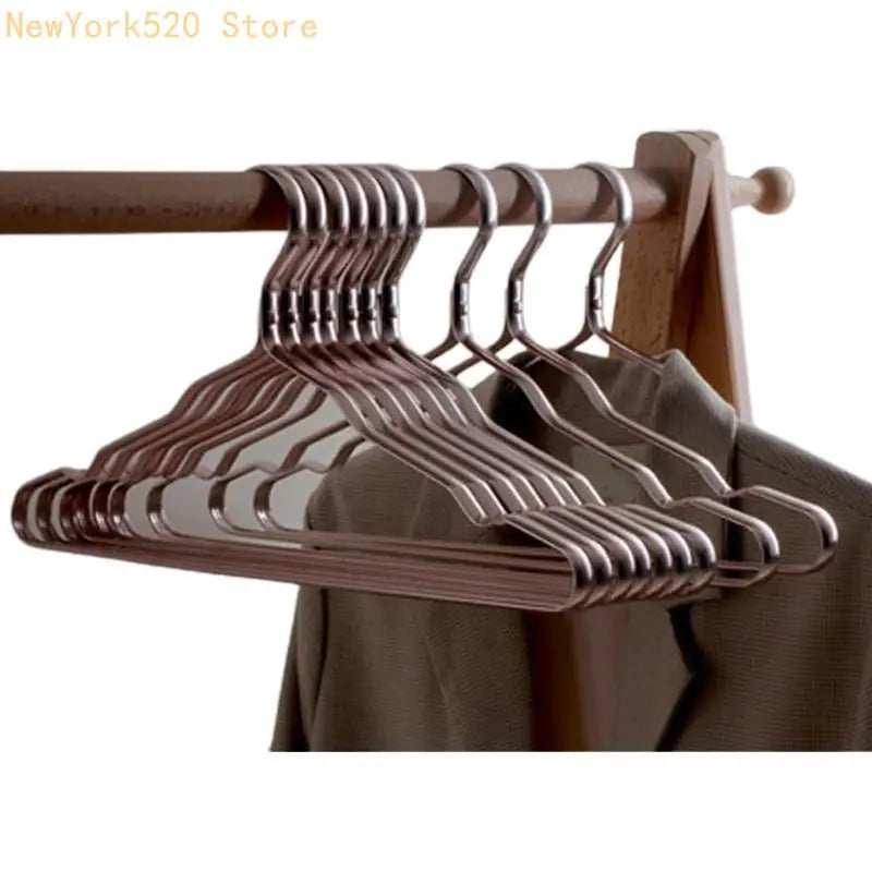 10-Pack Aluminum Alloy Heavy Duty Clothes Hangers – Rust-Free