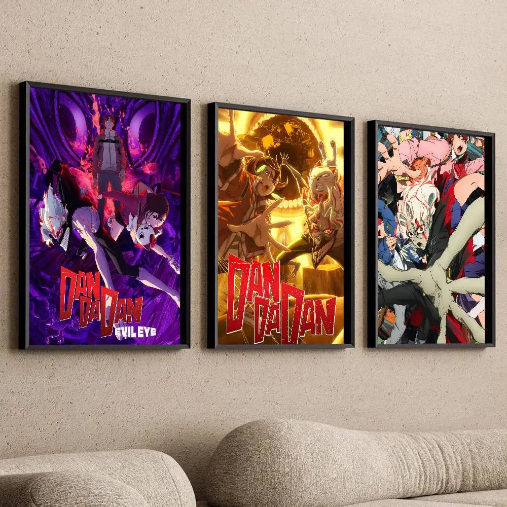 DanDaDan Anime Self-Adhesive Waterproof Poster | Wall Art Decor
