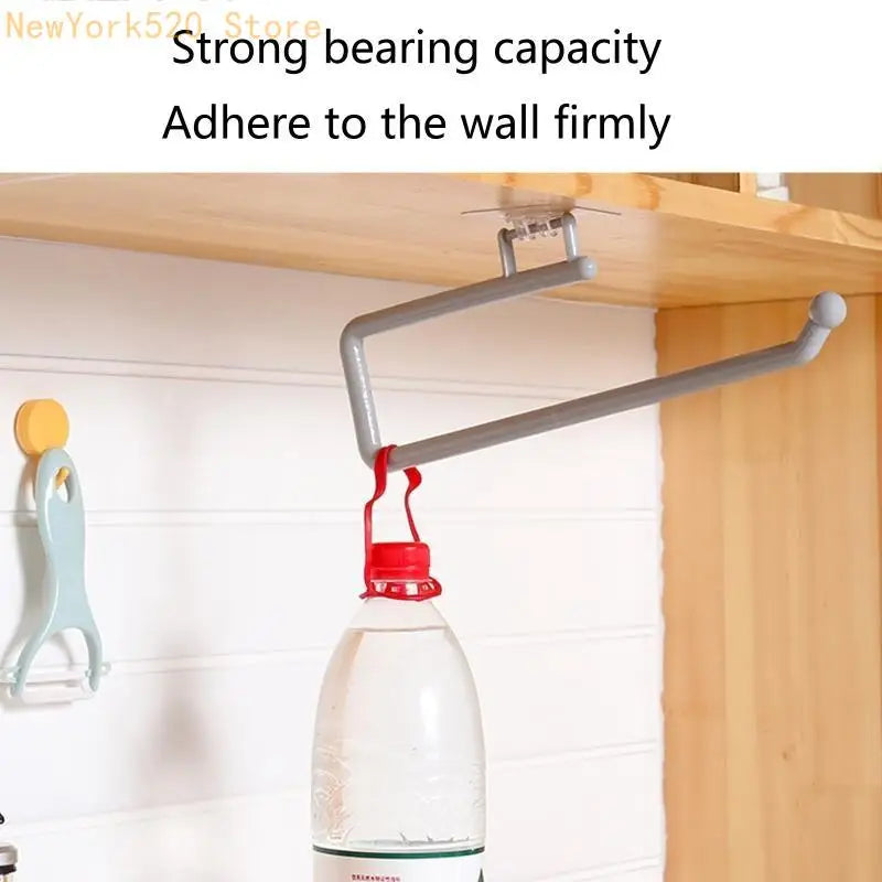 Wall Mounted Paper Towel & Roll Holder – No-Drill Adhesive