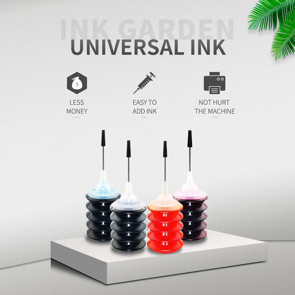 Universal CMYK Dye Ink Refill Kit 4×30ml – HP Canon Brother Epson