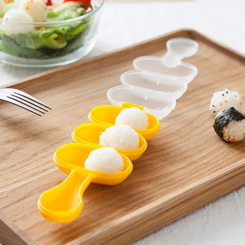 Rice Ball Shaker Mold – Onigiri Maker for Kids Bento Lunch