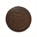 Chocolate Biscuit Folding Pocket Makeup Mirror with Comb