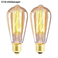 E27 40W Vintage Edison Filament Bulb – Antique Retro Glass Lamp