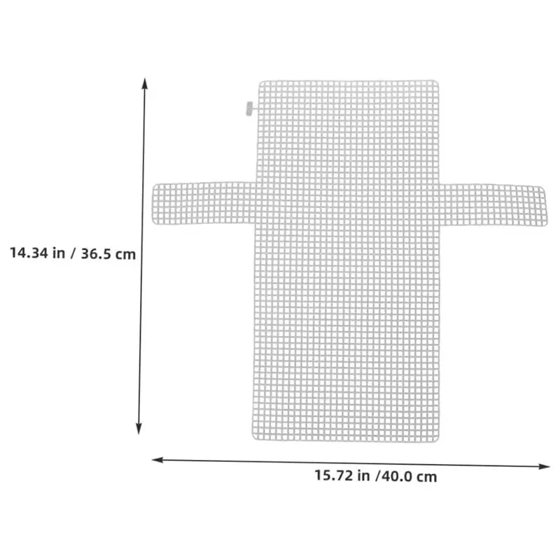 DIY Plastic Mesh Canvas Sheets for Weaving & Bag Making – 10 Pk