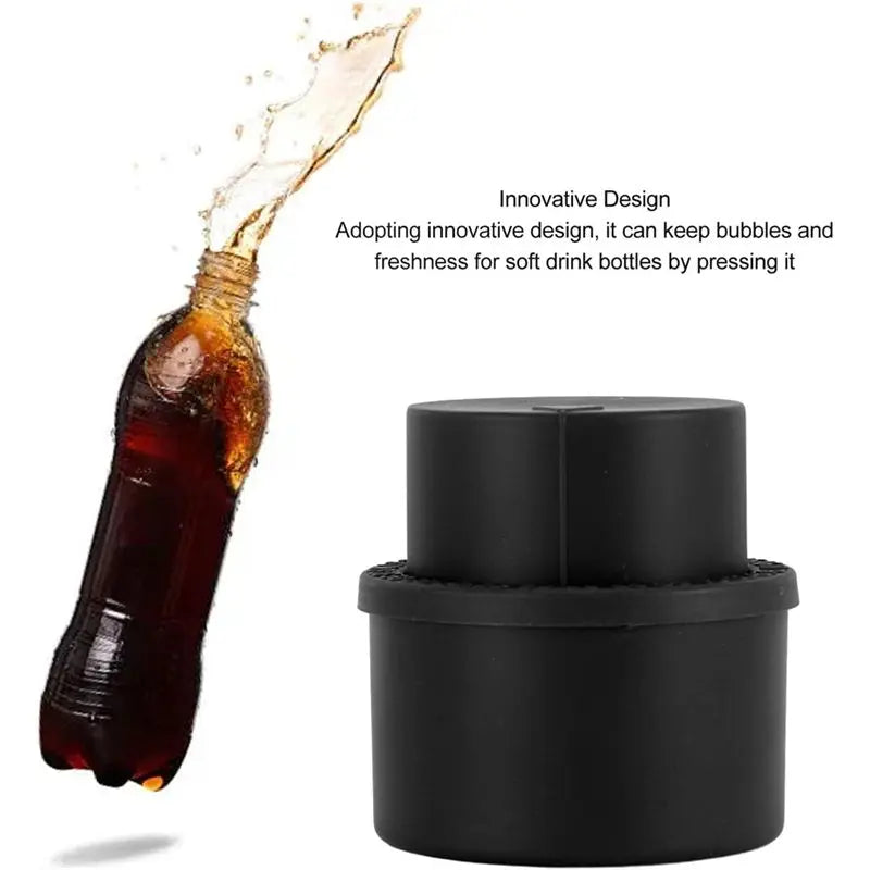 Reusable Soda Bottle Stopper Press-Type Seal 3 Pack | VIBE