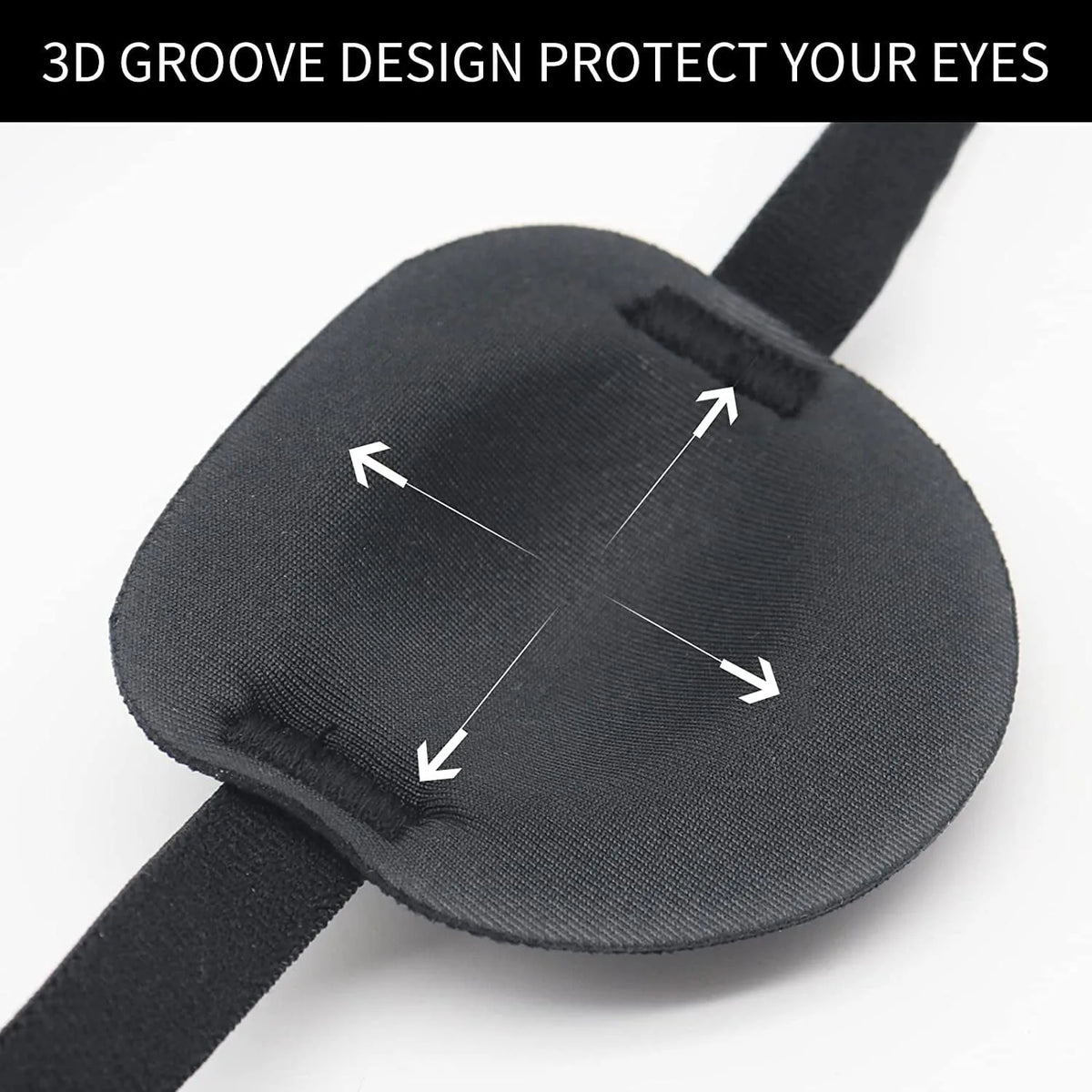 Adjustable Eye Patch for Adults & Kids – 3D Contoured Coverage
