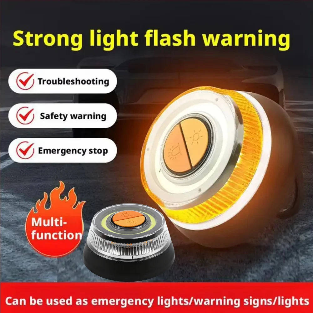 Car Emergency Beacon Strobe Light – LED Safety Warning Lamp