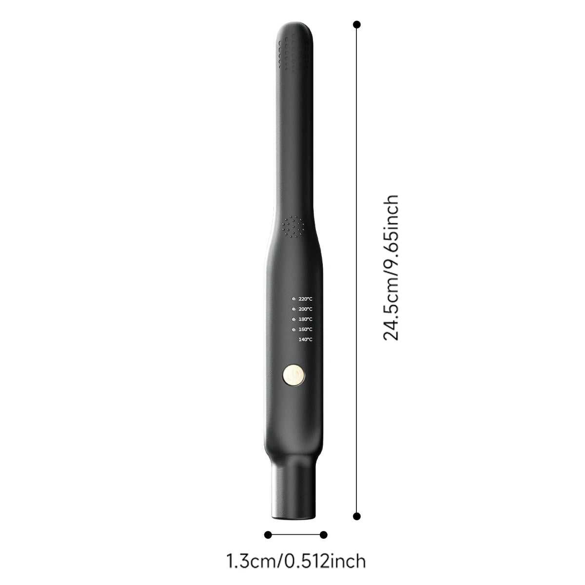 Men's 2-in-1 Hair Straightener & Curler 13mm Negative Ions