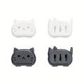 4-Pack Cartoon Toothbrush Head Covers – Portable Travel Caps