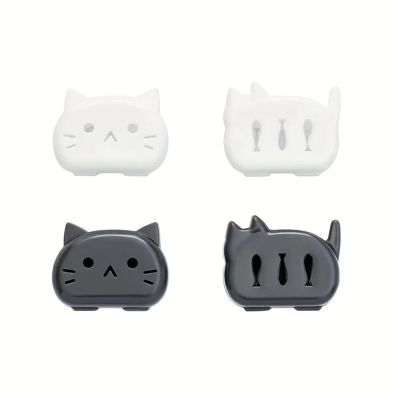 4-Pack Cartoon Toothbrush Head Covers – Portable Travel Caps
