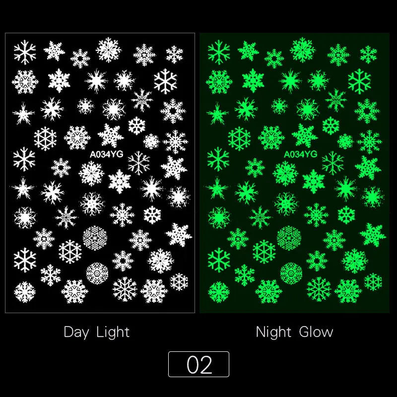 Glow in the Dark Nail Art Stickers – Halloween DIY Manicure