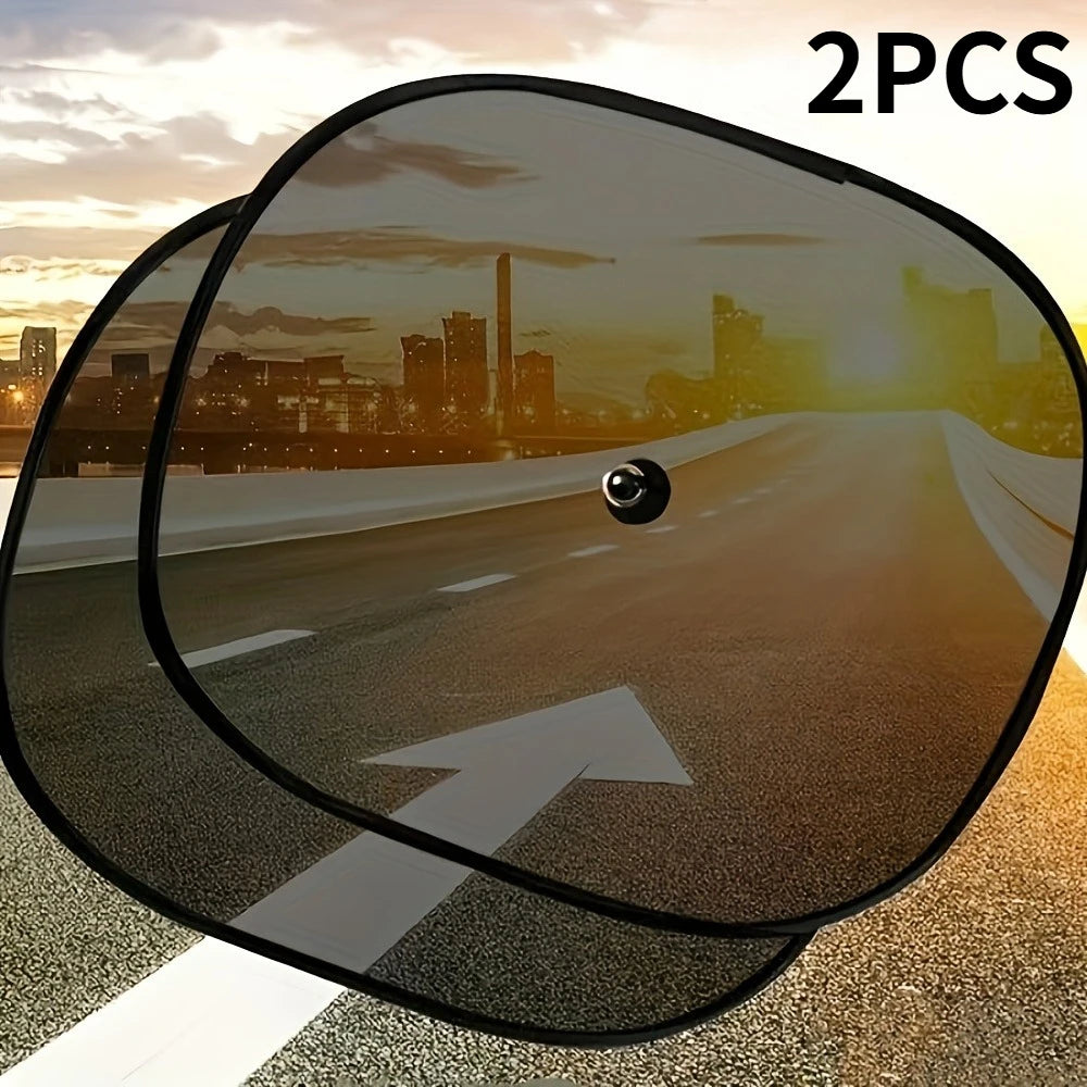Car Window Sunshade Set 2/4pcs – UV Block & Cooling