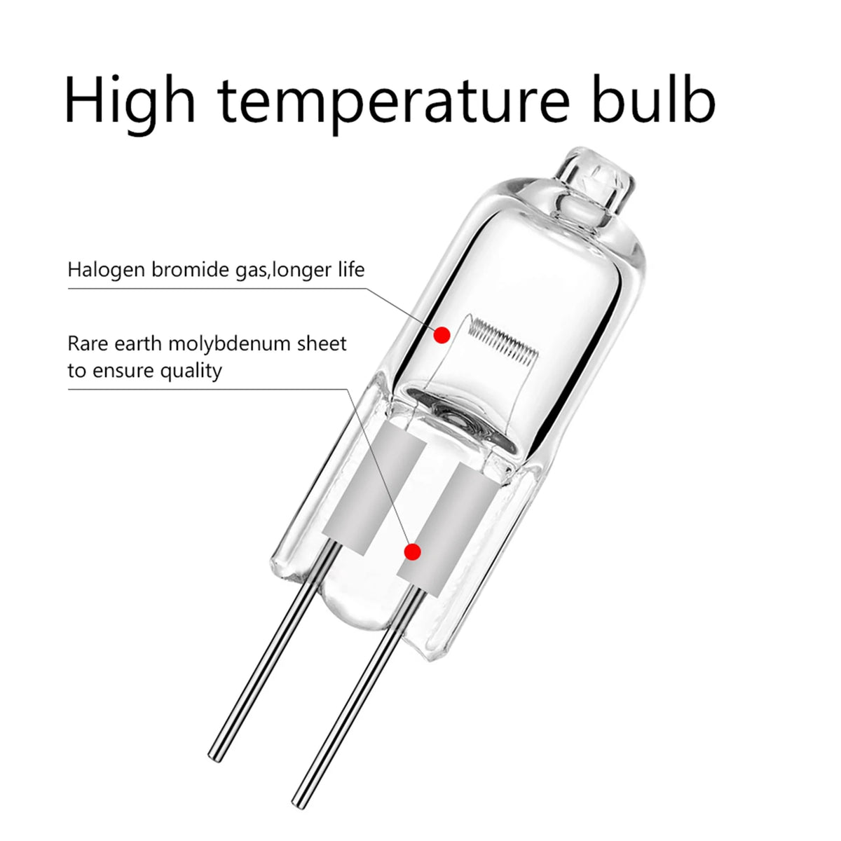 120-Pack G4 12V 20W Halogen Bulbs – Clear 2-Pin Crystal Lamp