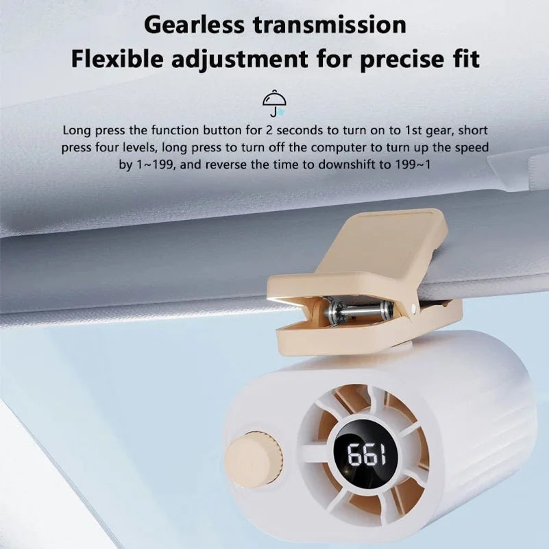 VIBE Clip-On Mini Air Cooler Fan – Bladeless & Portable