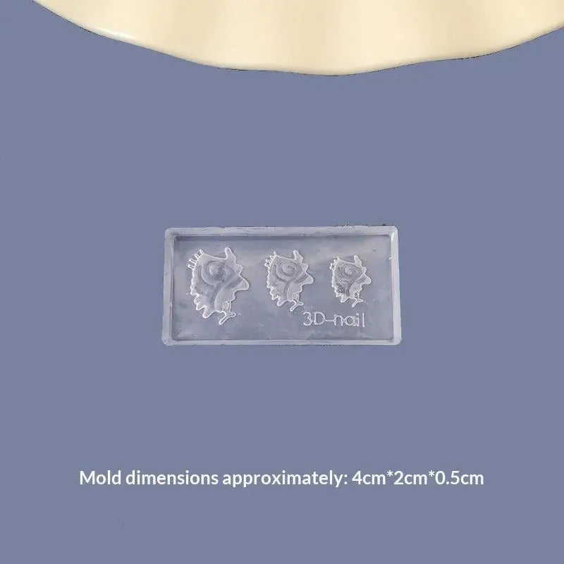 3D Silicone Nail Mold Template – DIY Nail Art Carving Tool