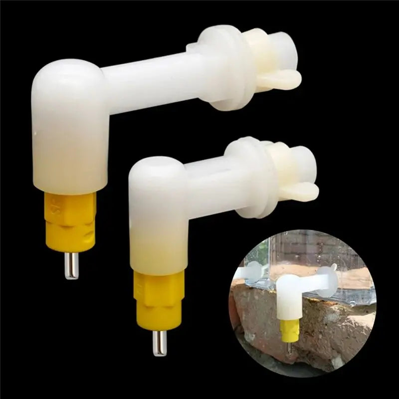 10-Pack Automatic Chicken Water Nipple Drinkers – Leak-Proof