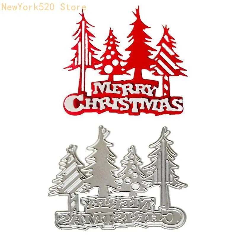 Christmas Tree Metal Cutting Die Stencil – DIY Scrapbooking