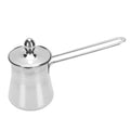 Stainless Steel Turkish Coffee Pot 450ml – Stovetop Cezve with Lid