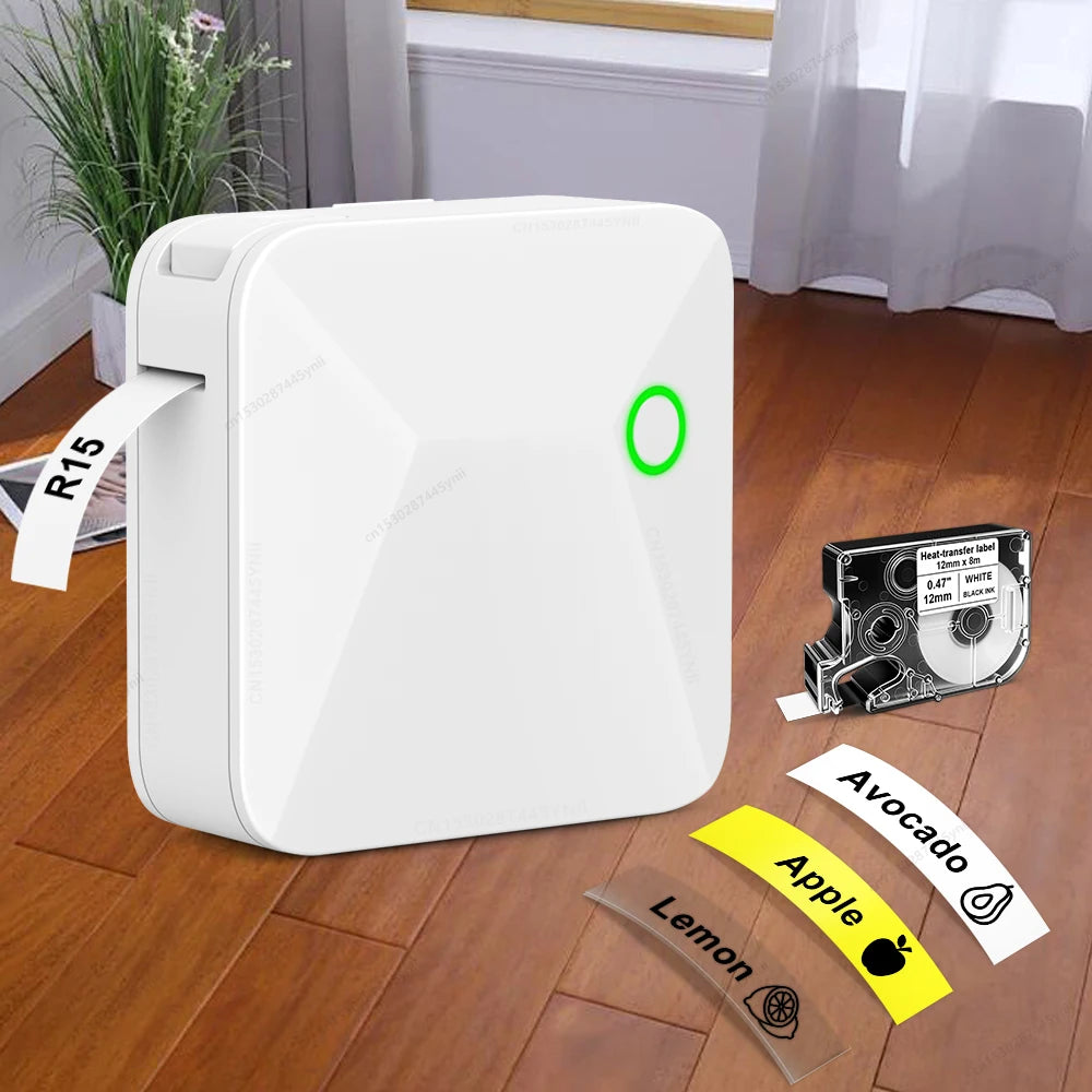Labelwell R15 Bluetooth Thermal Transfer Label & Fabric Tag Printer