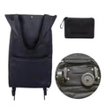 VIBE Foldable Shopping Trolley Bag on Wheels – Large Capacity