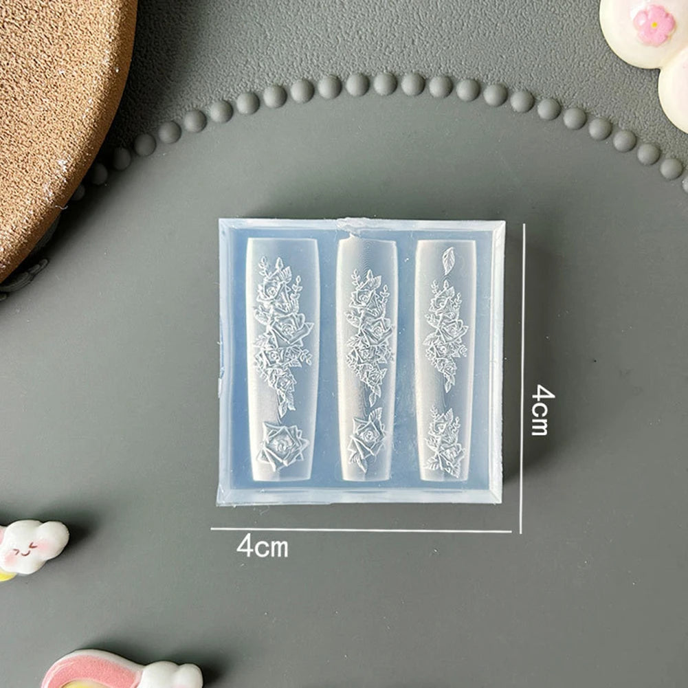 3D Seashell Flower Nail Art Silicone Mold – UV Resin & Gel